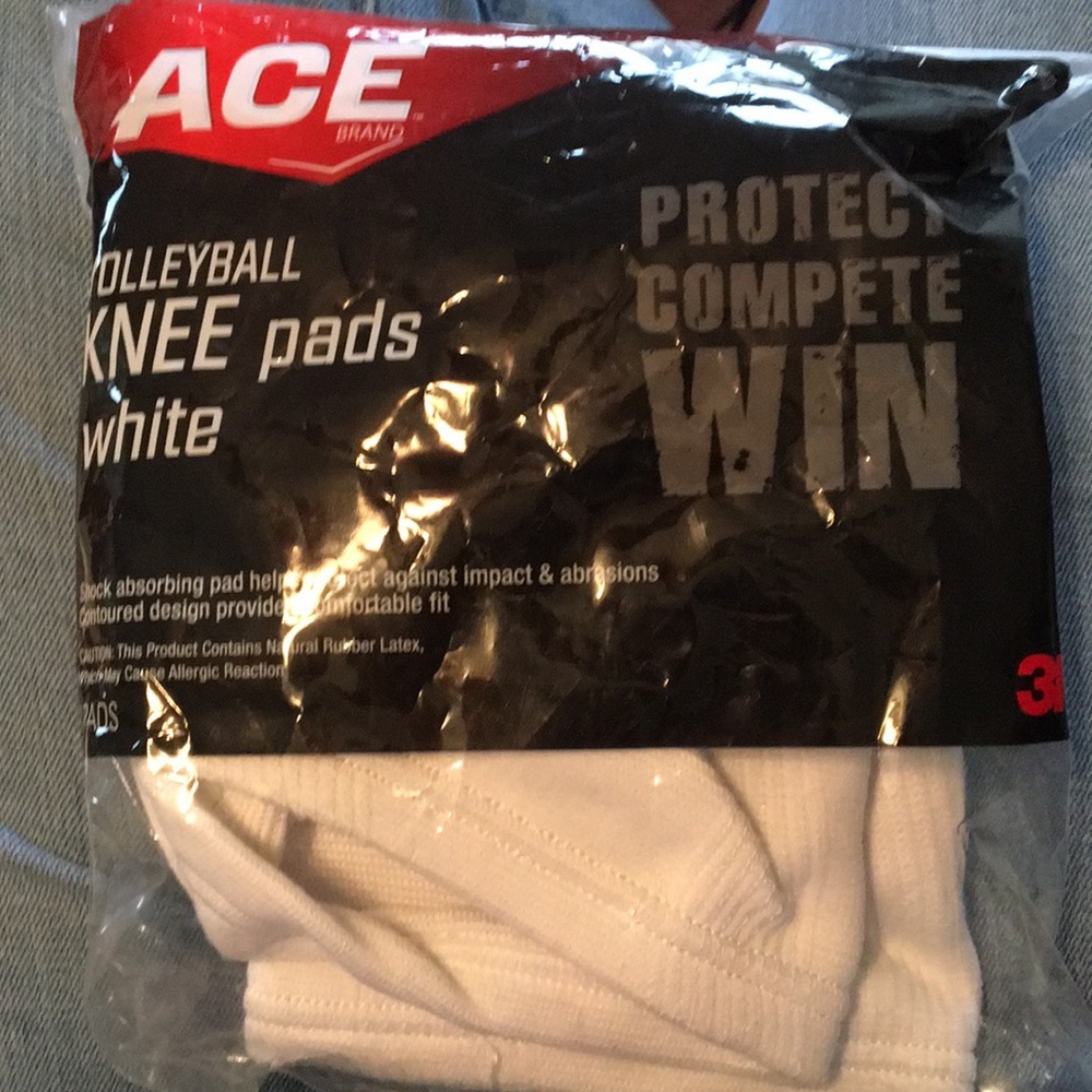 Volleyball Knee Pads White